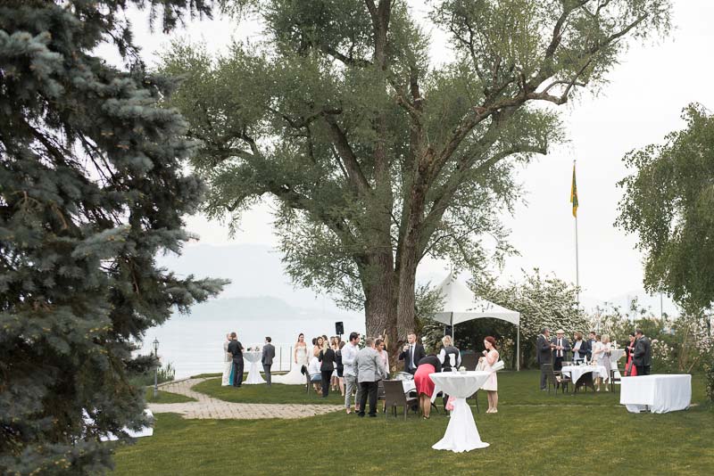 Schlosshotel Merlischachen mit Park am Vierwaldstättersee