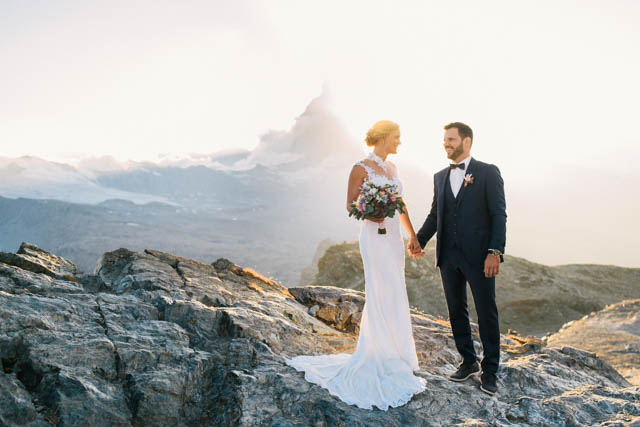 after wedding shooting in zermatt